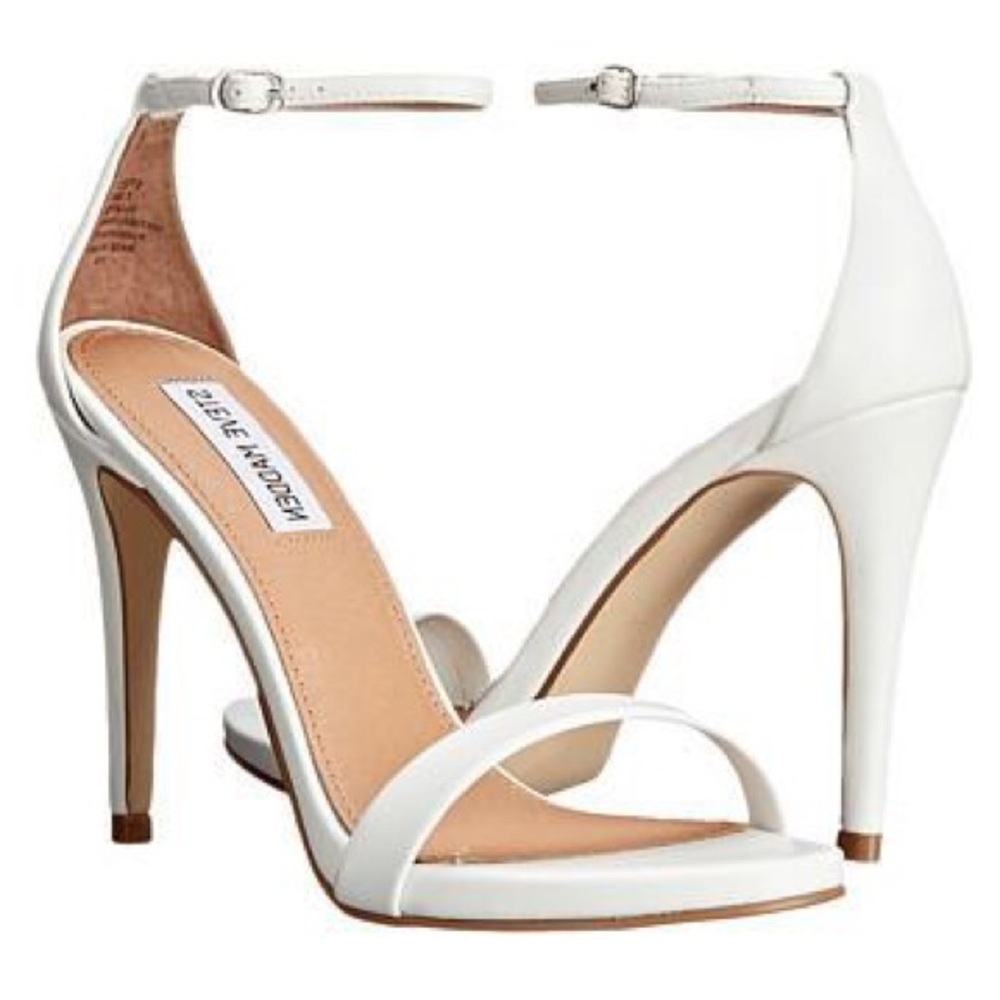 Steve Madden 5.5 White Stecy Heel (used)